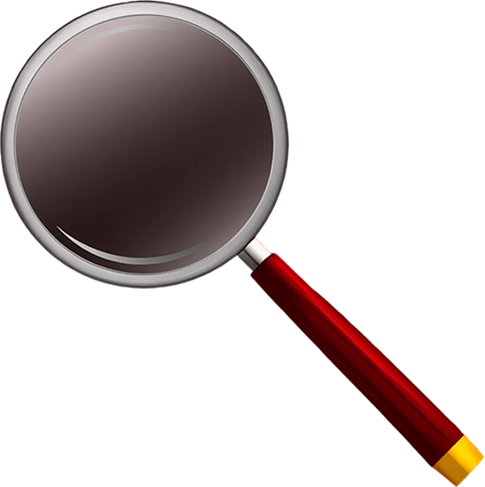 Loupe qui fait partie d'un design web de l'agence web Kodeeus